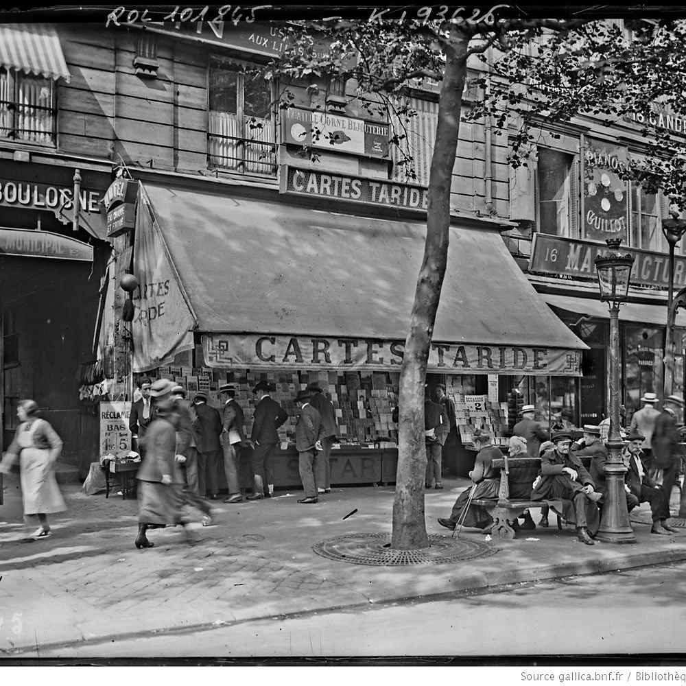 Large Paris bus stop RATP including surrounding suburb 1963 Tarride - 7
