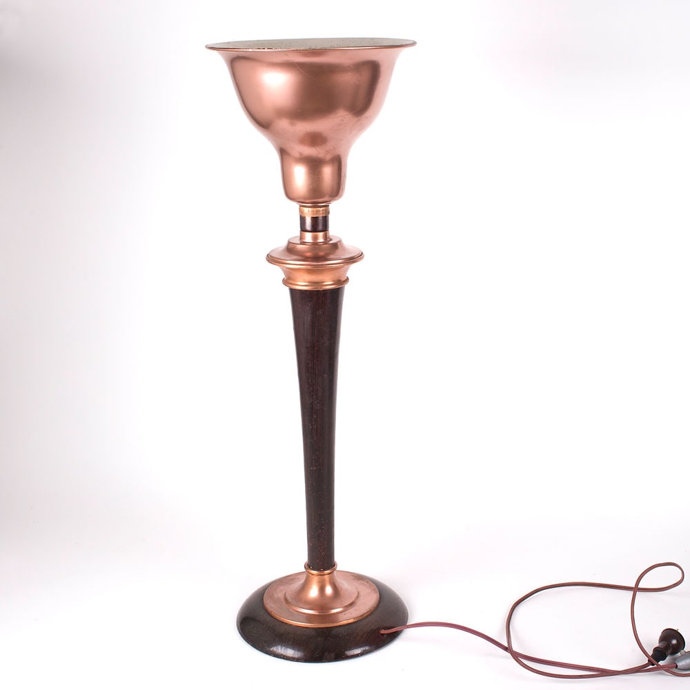 FRENCH torchiere ART DECO MAZDA TASK LAMP - 2
