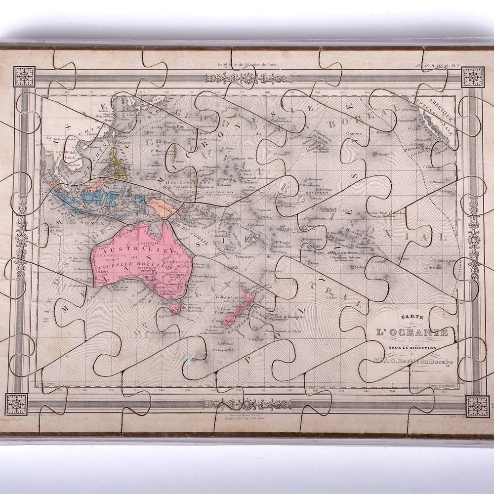 Barbie du Bocage dissected Atlas puzzle Maison Basset 19th Century box set - 3