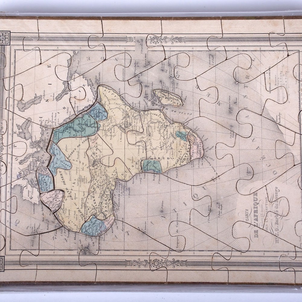 Barbie du Bocage dissected Atlas puzzle Maison Basset 19th Century box set - 4