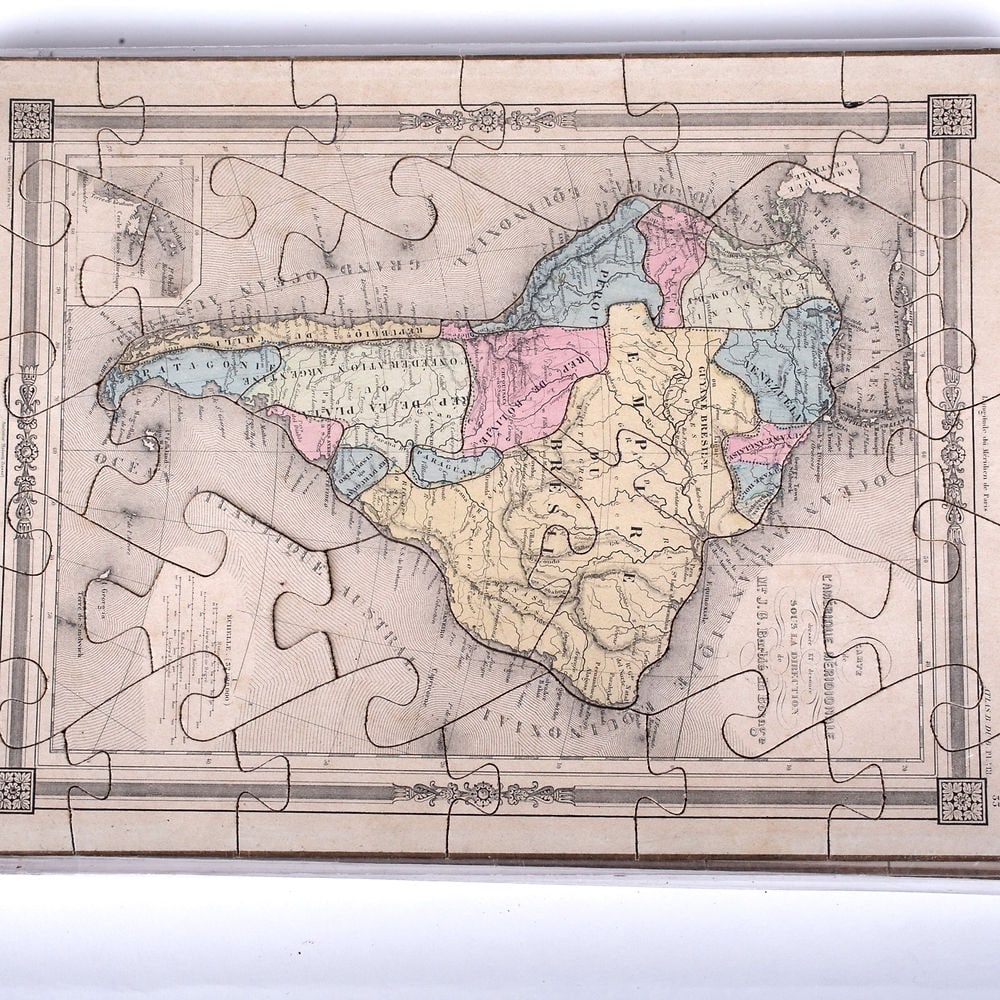 Barbie du Bocage dissected Atlas puzzle Maison Basset 19th Century box set - 5
