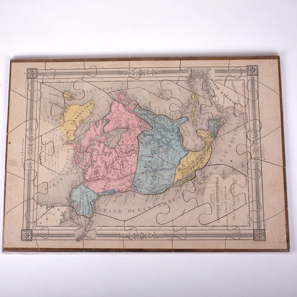 Barbie du Bocage dissected Atlas puzzle Maison Basset 19th Century box set - 6