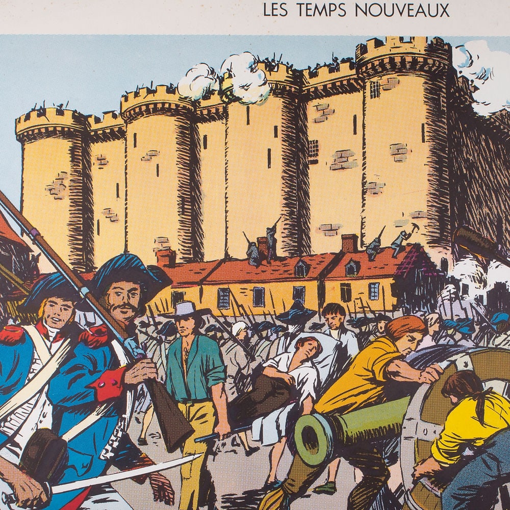 Vintage History french School Poster, Georges Lang 23 and 26 circa 1950 - 2