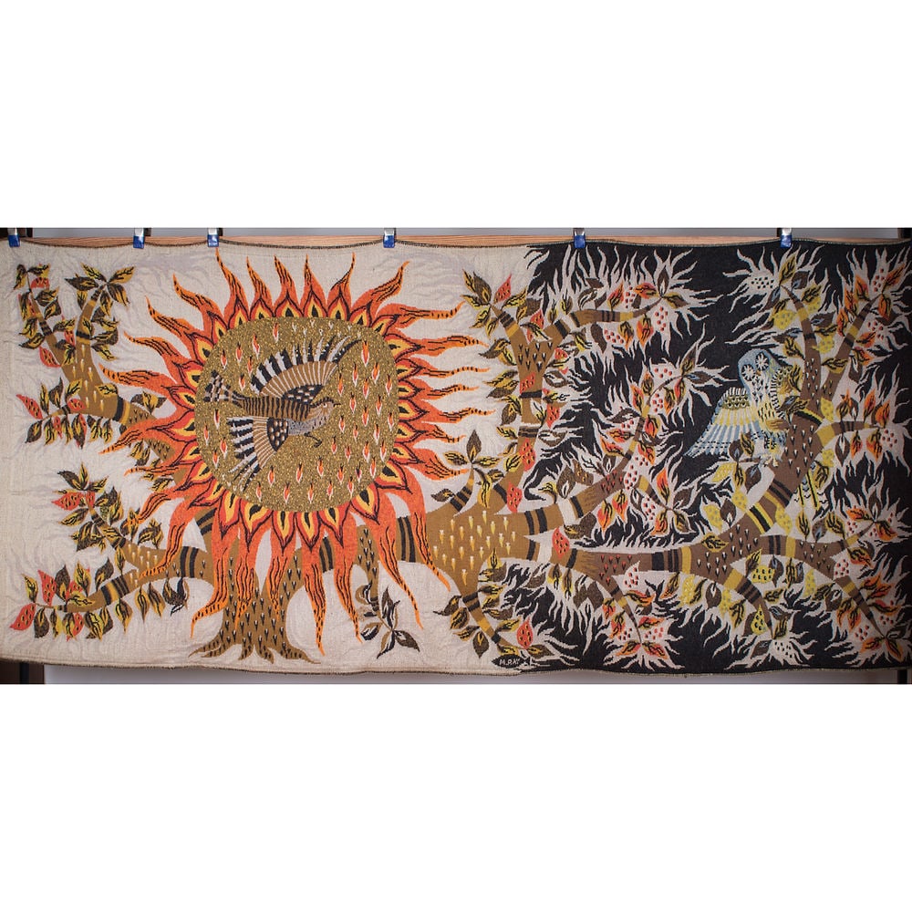 RAY Michèle cartonnier for ROBERT FOUR "night and day " Aubusson tapestry - 2
