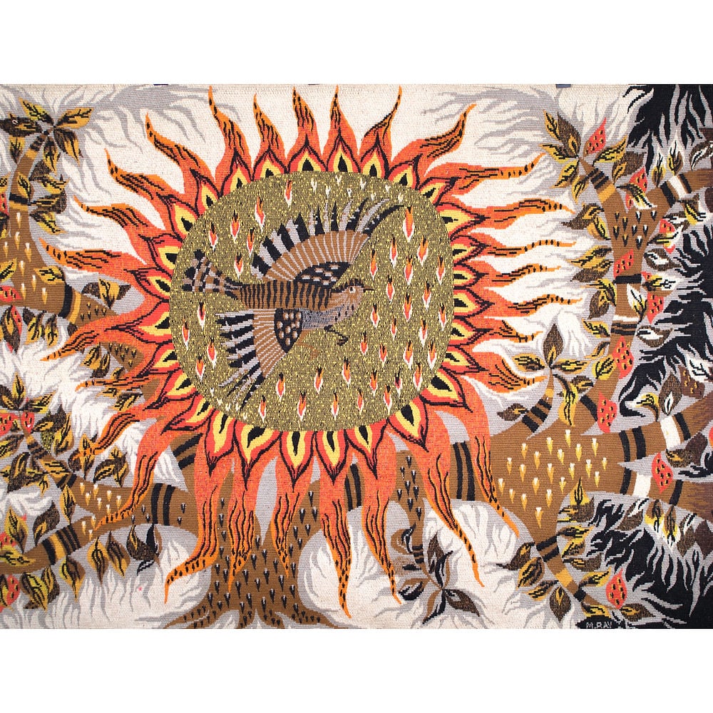 RAY Michèle cartonnier for ROBERT FOUR "night and day " Aubusson tapestry - 3