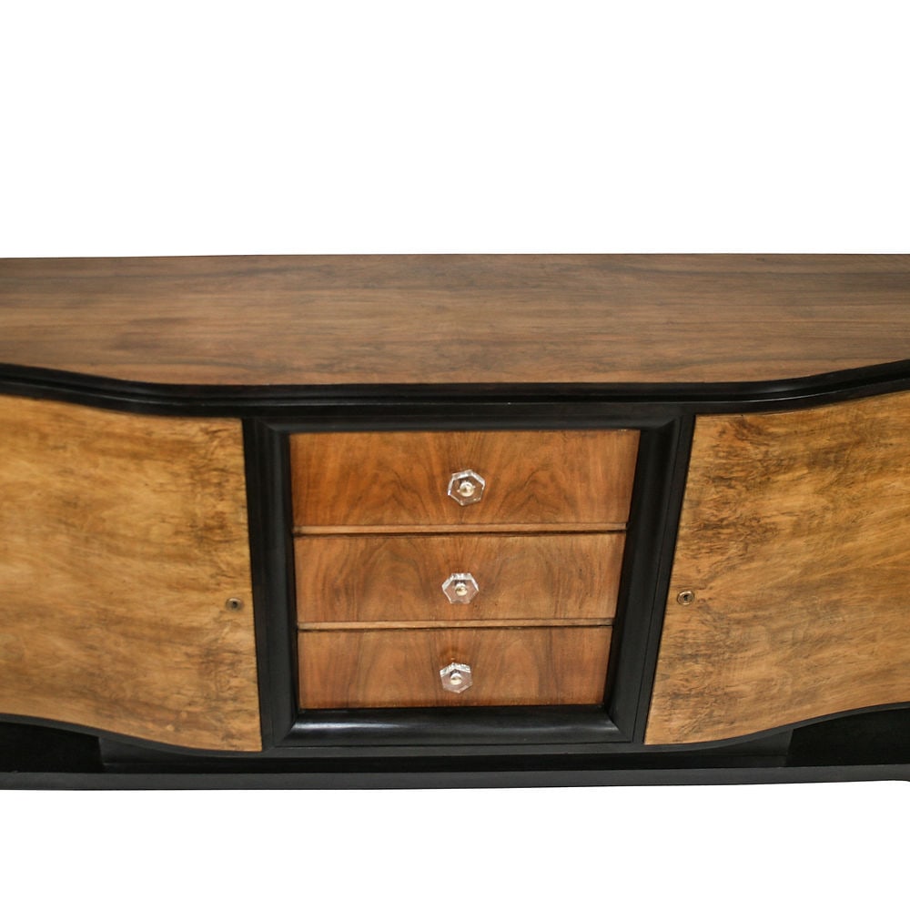 FRENCH ART DECO CUBIST MODERNIST SIDEBOARD DOMINIQUE ADNET - 3