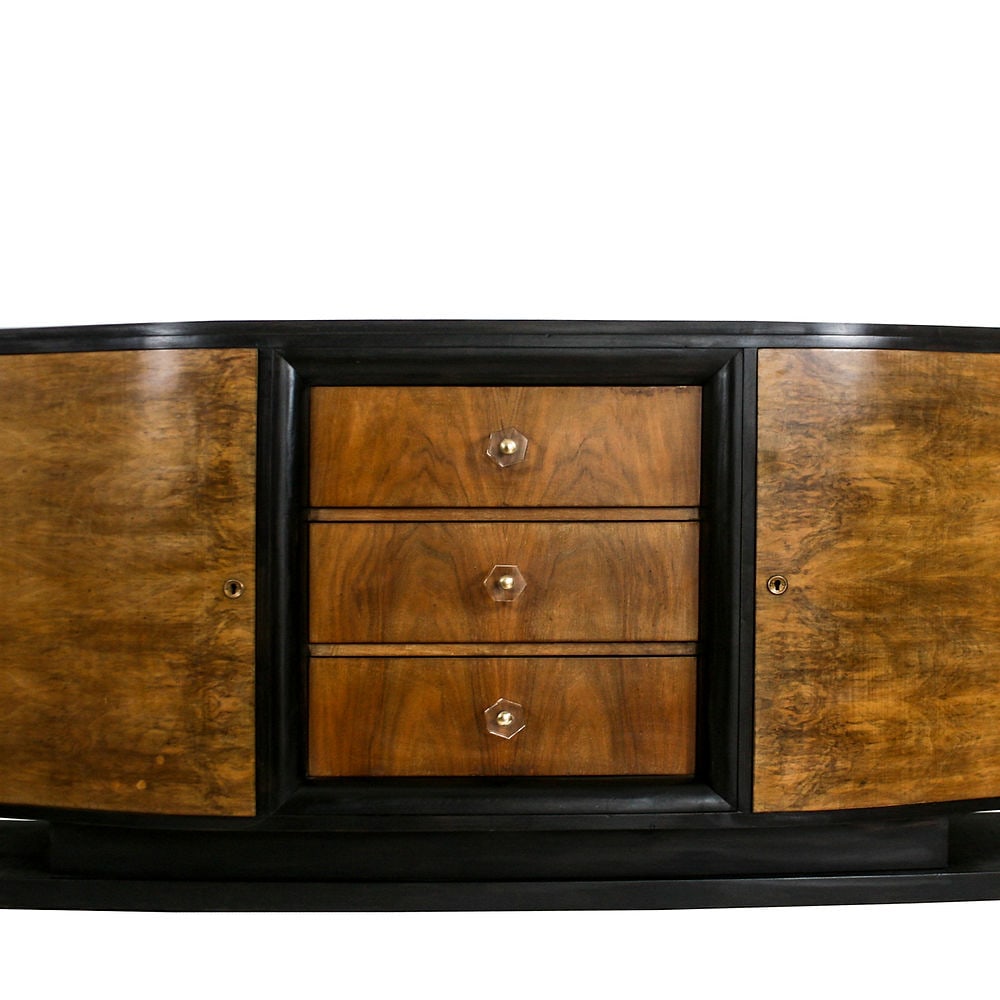 FRENCH ART DECO CUBIST MODERNIST SIDEBOARD DOMINIQUE ADNET - 4