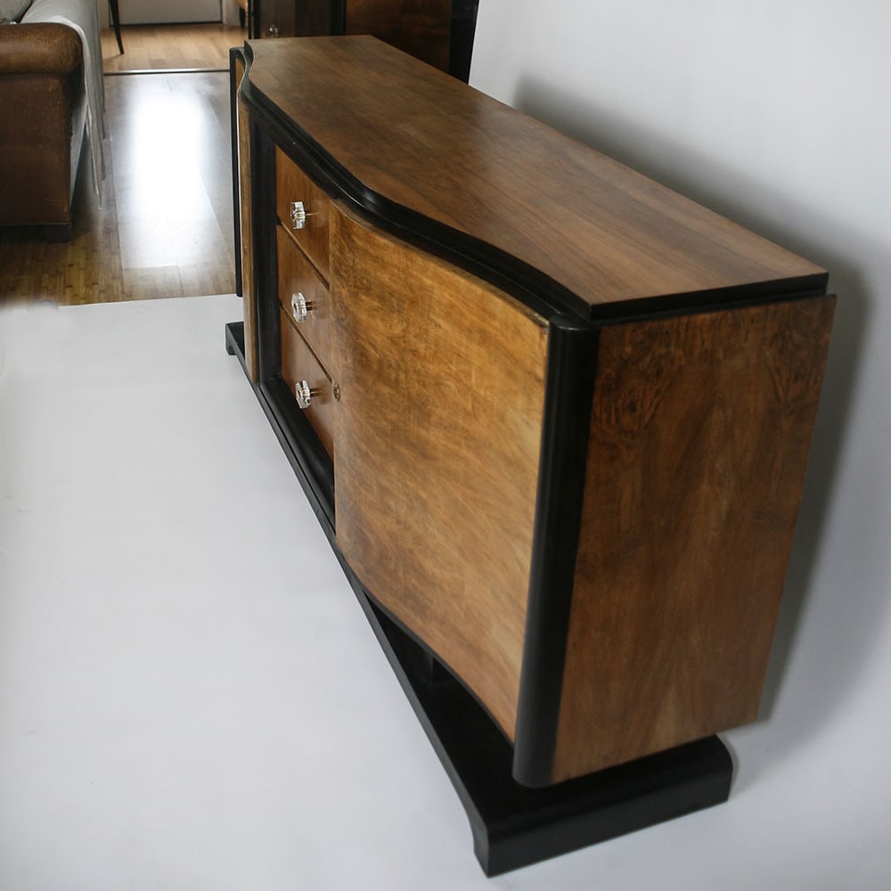 FRENCH ART DECO CUBIST MODERNIST SIDEBOARD DOMINIQUE ADNET - 7