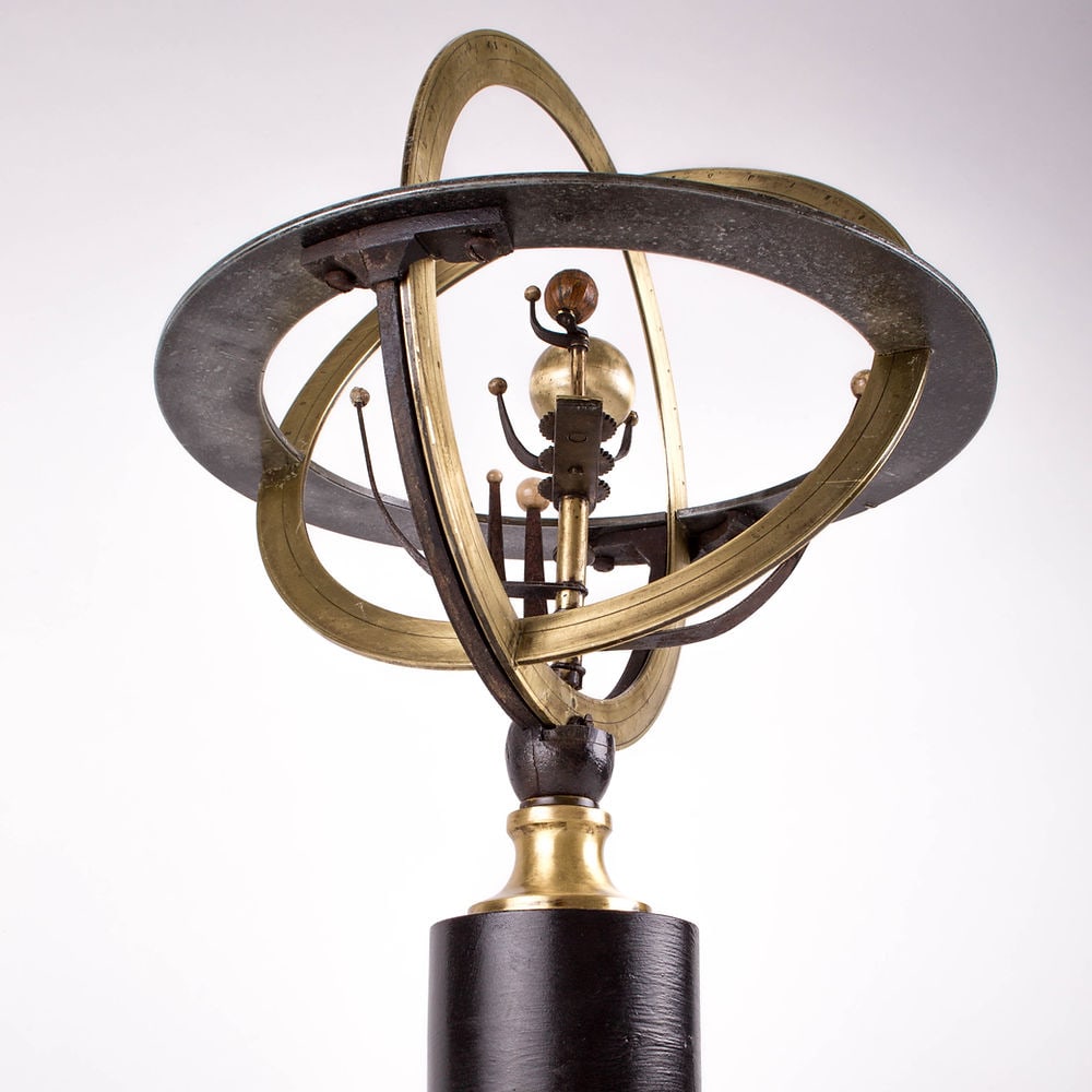 French Copernican Armillary Sphere Brass Charles Dien 1830 - 3