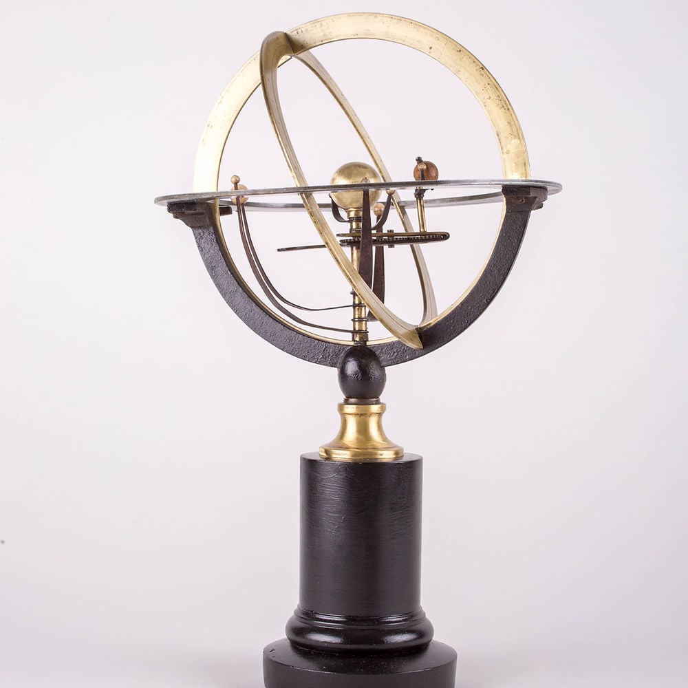 French Copernican Armillary Sphere Brass Charles Dien 1830 - 5