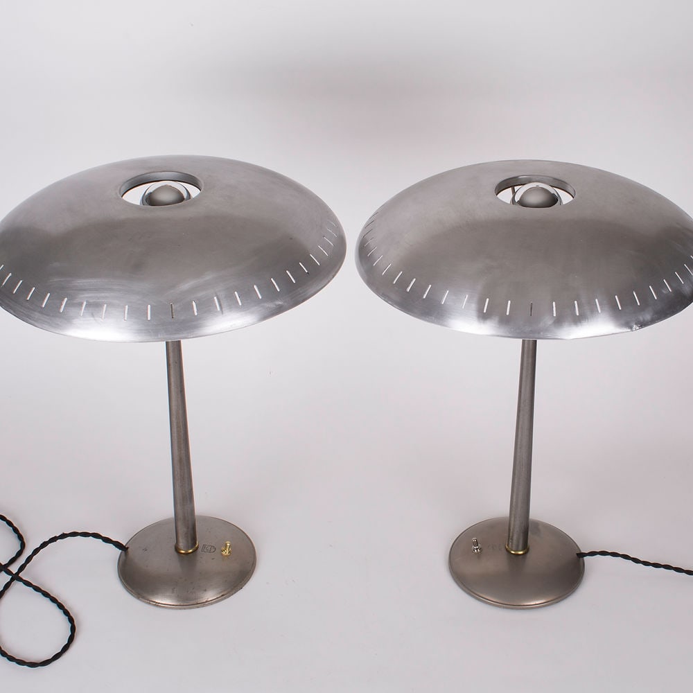 Pair of 1950's Philips Desk Lamp designed by Louis Kalff Senior - 4