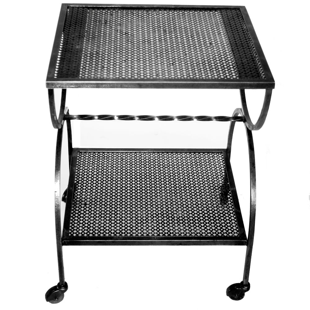 FRENCH MODERNIST ROLLING CART MATEGOT MIDCENTURY - 2