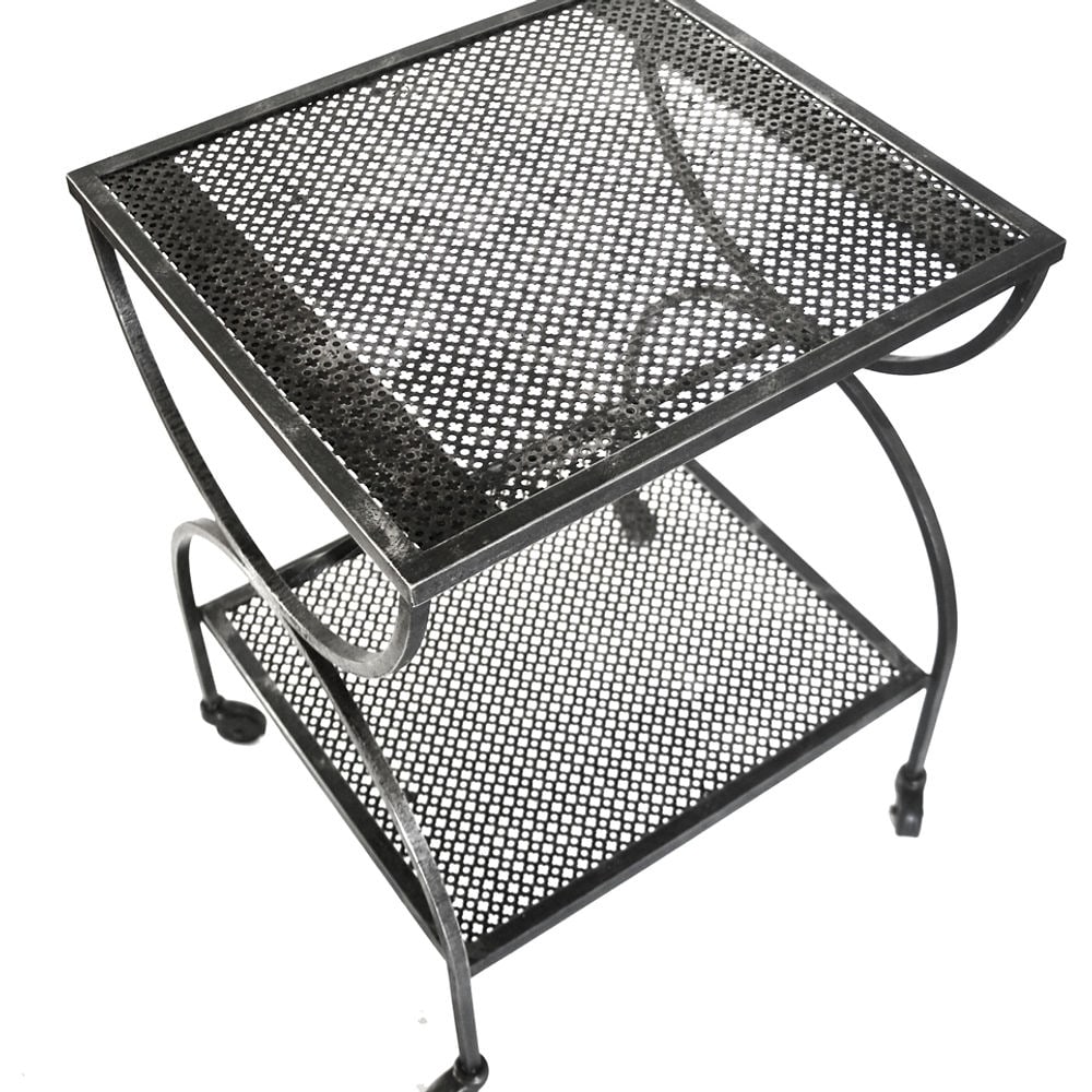 FRENCH MODERNIST ROLLING CART MATEGOT MIDCENTURY - 3