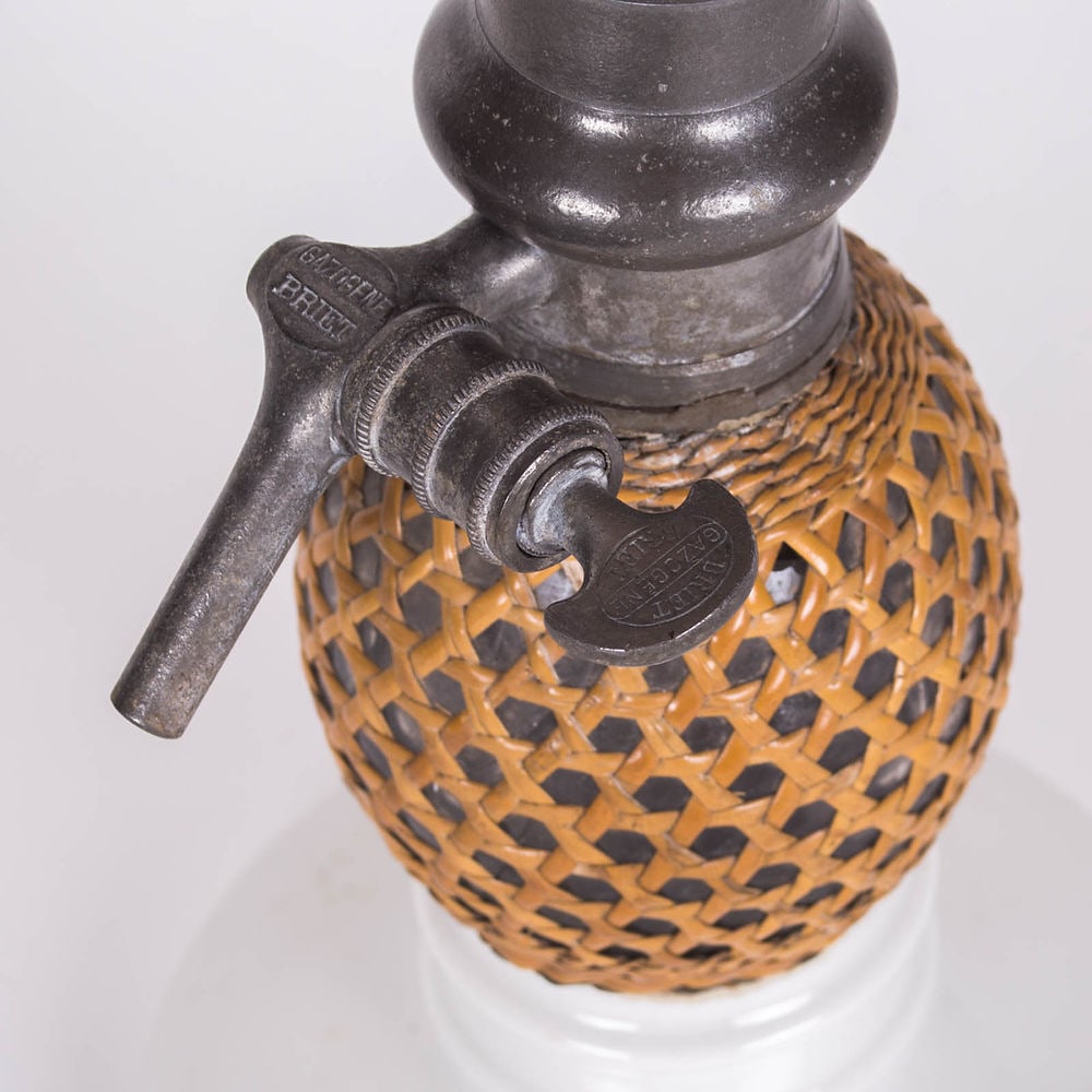 19th Century French Seltzer Siphon ceramic base - 2