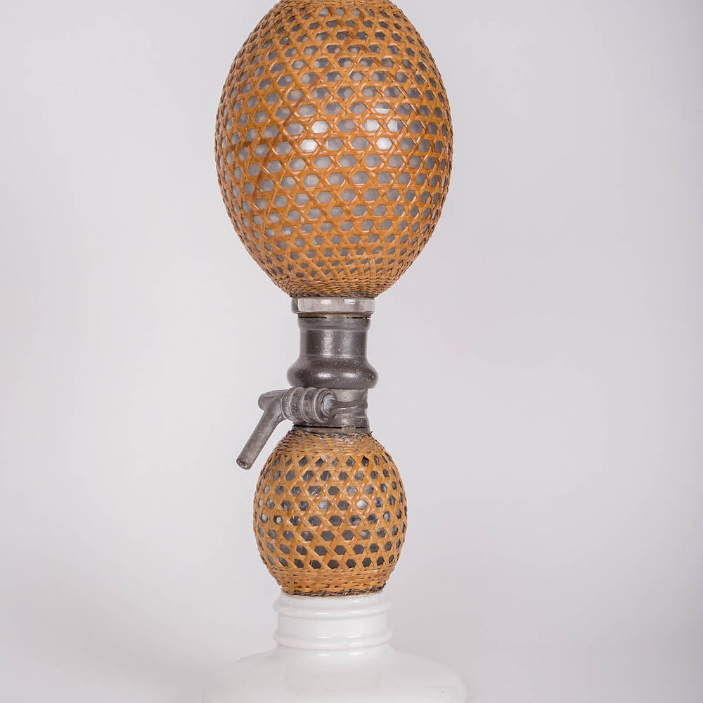 19th Century French Seltzer Siphon ceramic base - 3