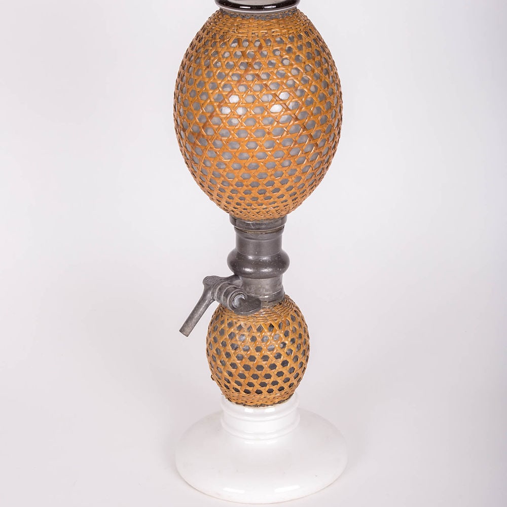 19th Century French Seltzer Siphon ceramic base - 4