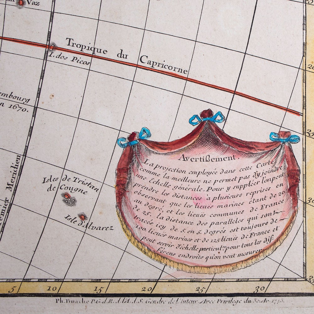 De L'ISLE/ BUACHE, Ph. Map of America drawn up for the use of the King1722 - 5
