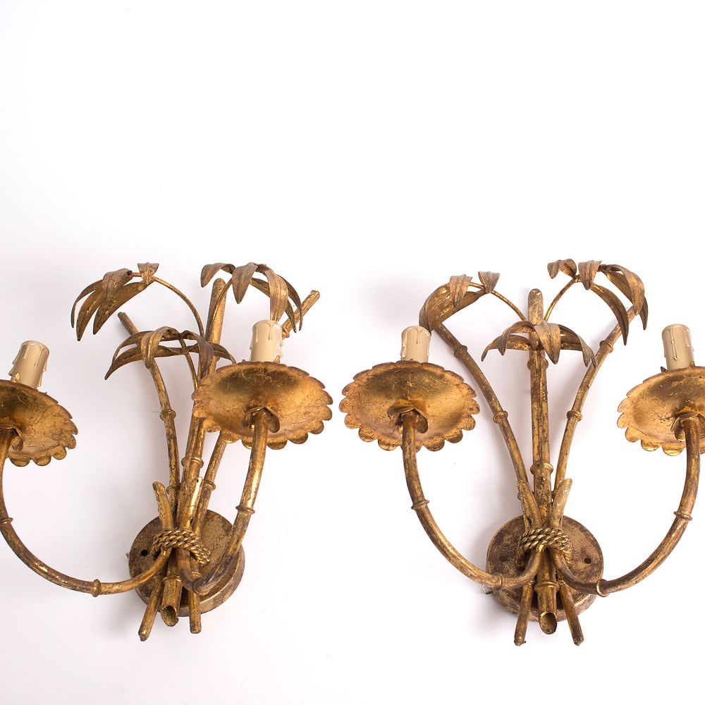 3 Sconces maison Charles Hans Kogl mid century - 3
