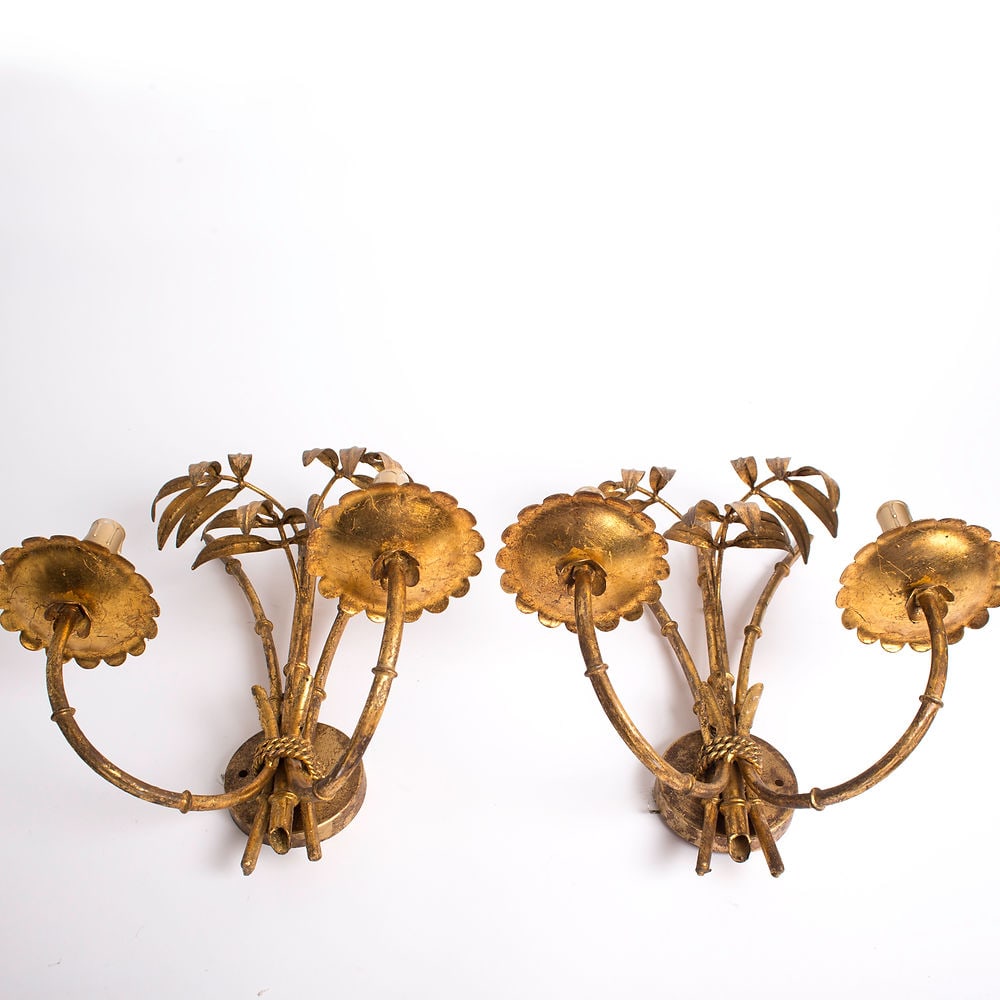 3 Sconces maison Charles Hans Kogl mid century - 7