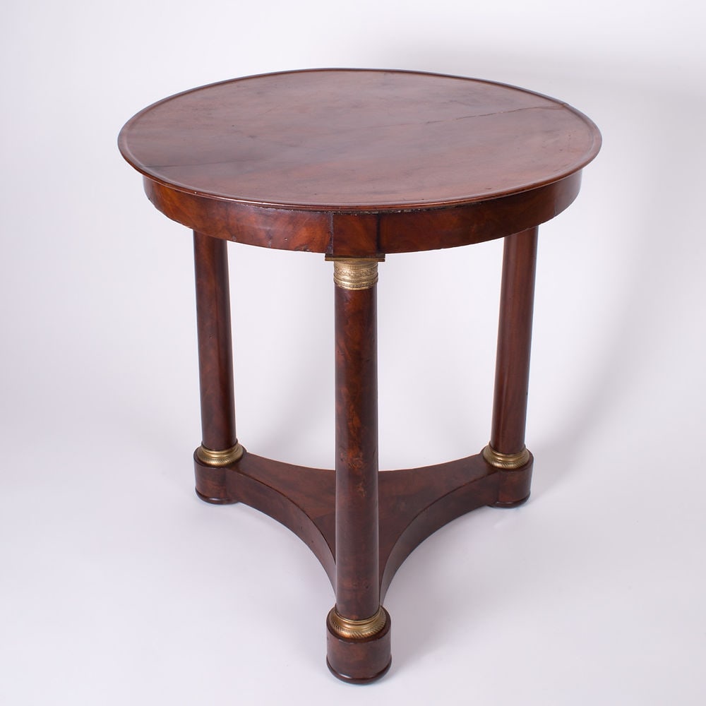 French Empire side table 1800's with original ormoulu "gilt bronze" (1 of 4)