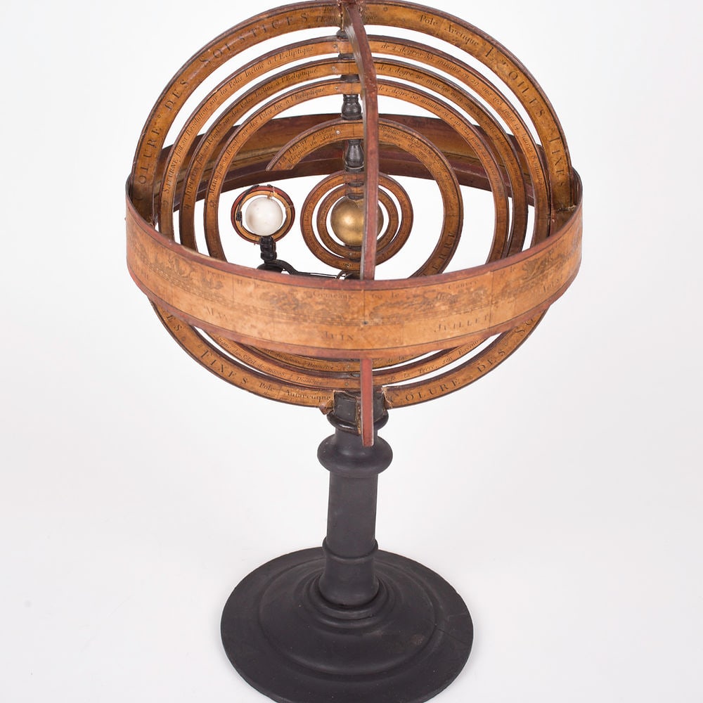 French Copernican heliocentric Armillary Sphere Delamarche (1 of 9)