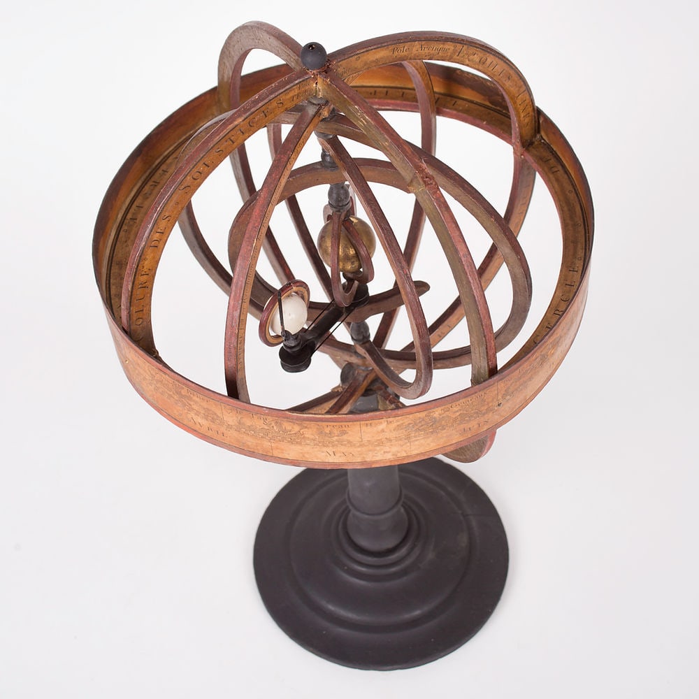 French Copernican heliocentric Armillary Sphere Delamarche - 3