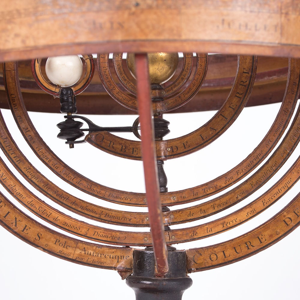 French Copernican heliocentric Armillary Sphere Delamarche - 5