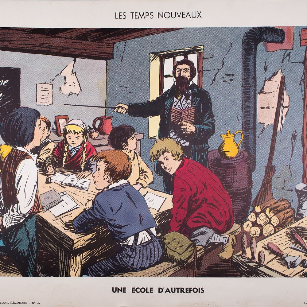 Vintage History French School Poster, Sudel plate 32 Napoleon circa 1950 - 3
