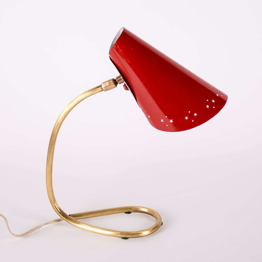 FRENCH Midcentury modernist Desk lamp Caillat LACROIX Cocote: Made in France in the late 1950's this desk lamp is most likely a design from Lacroix or Biny possibly for Caillat , regional company used to order part and design to reassembled them for their own