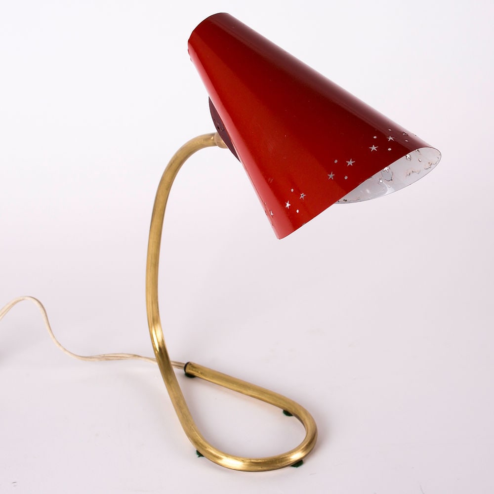 FRENCH Midcentury modernist Desk lamp Caillat LACROIX Cocote - 2
