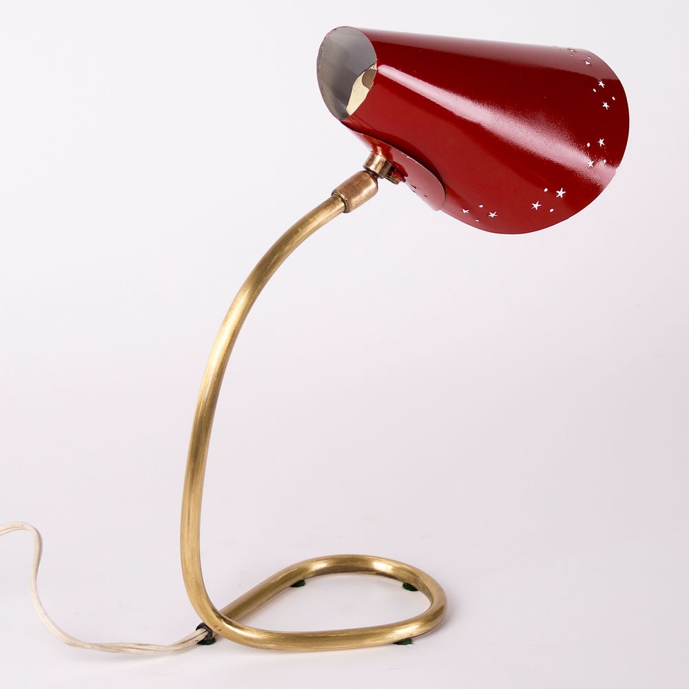 FRENCH Midcentury modernist Desk lamp Caillat LACROIX Cocote - 3