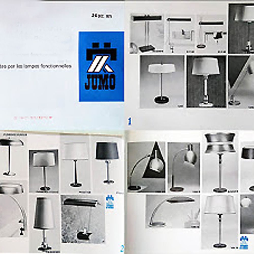 1970's Jumo Louis Kalff Style manner Desk Lamp - 5