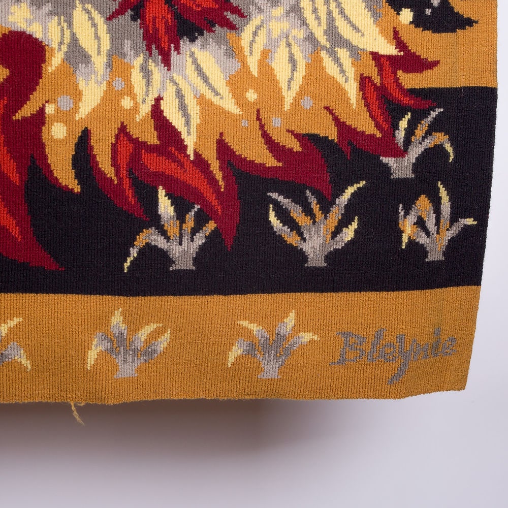 copy of Claude Bleynie mecanic jacquart tapestry mid century - 3