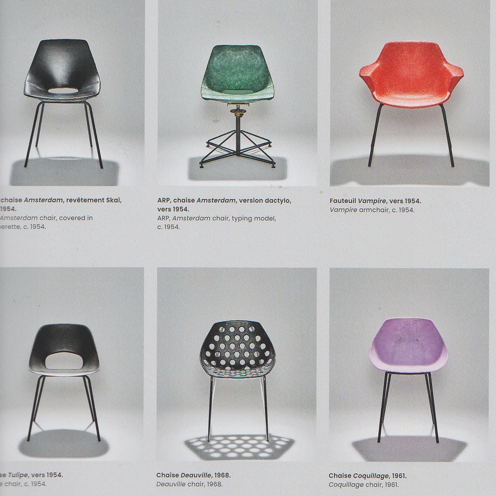 pair of Guariche Amsterdam mid century chair edited by steiner 1954 - 7