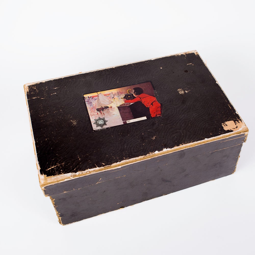 FNN Fritz Neumeyer Nuremberg magic lantern original box with slides - 2
