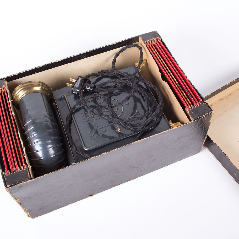 FNN Fritz Neumeyer Nuremberg magic lantern original box with slides - 3