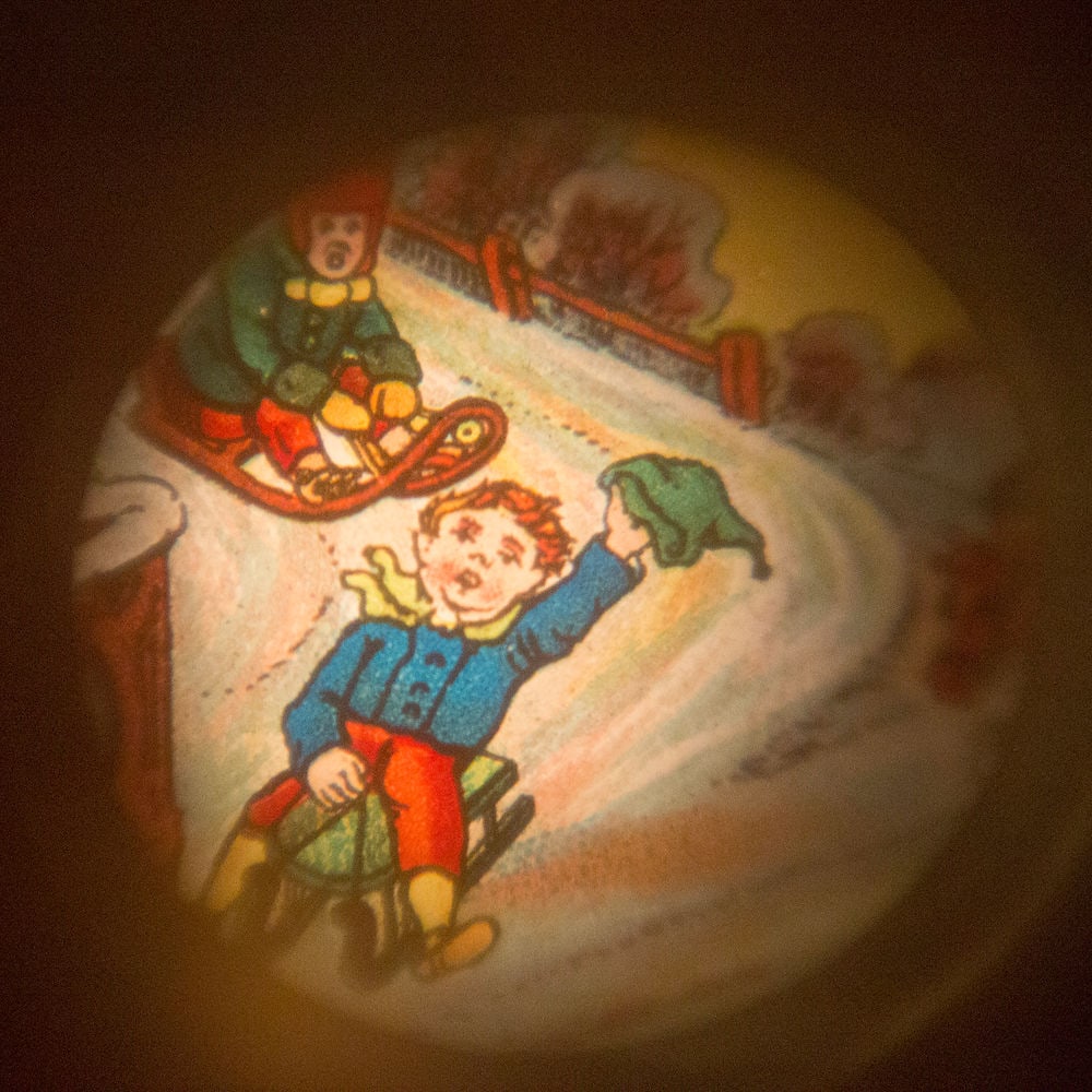 FNN Fritz Neumeyer Nuremberg magic lantern original box with slides - 5
