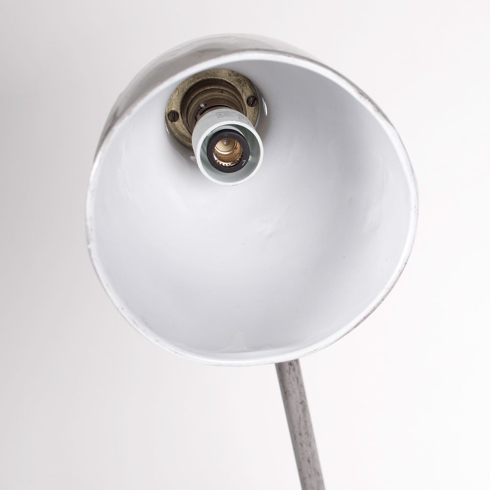 SANFIL FRENCH INDUSTRIAL MODERNIST TASK LAMP Original socket 1950 - 3