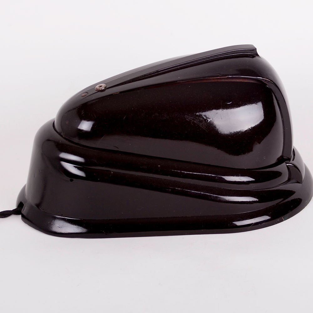FRENCH MODERNIST DESK LAMP JUMO LUCIDUS BLOC BOLIDE Black color - 2
