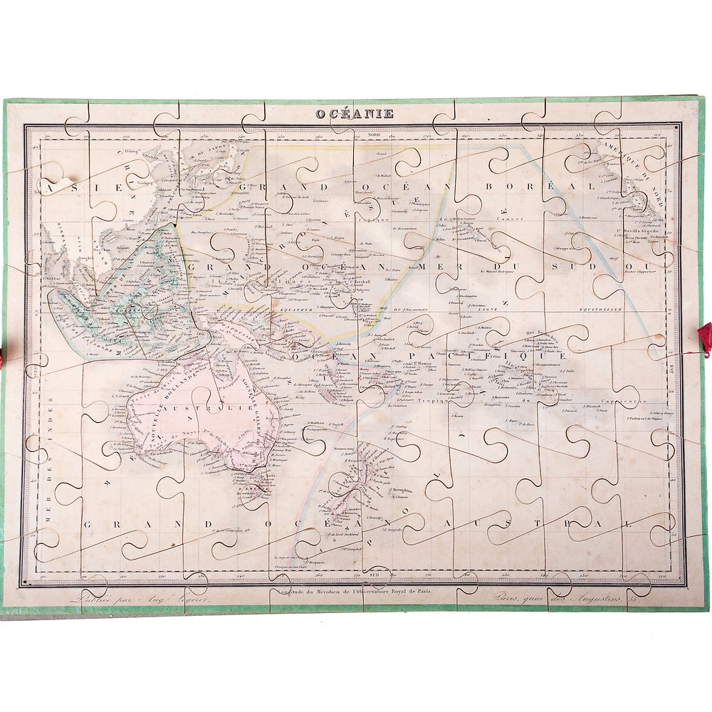 French jigsaw puzzle by Auguste Logerot full set 19th Century Fremin g - 10
