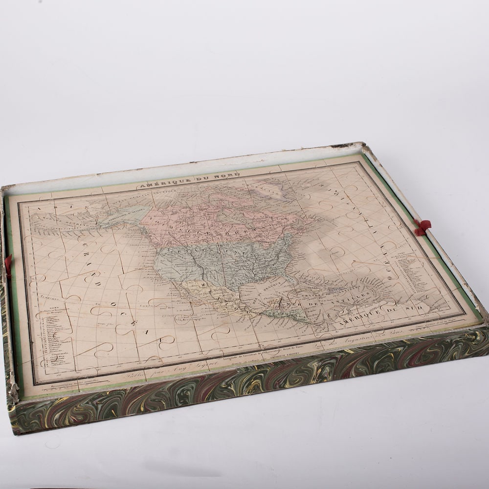 French jigsaw puzzle by Auguste Logerot full set 19th Century Fremin g (1 of 11)
