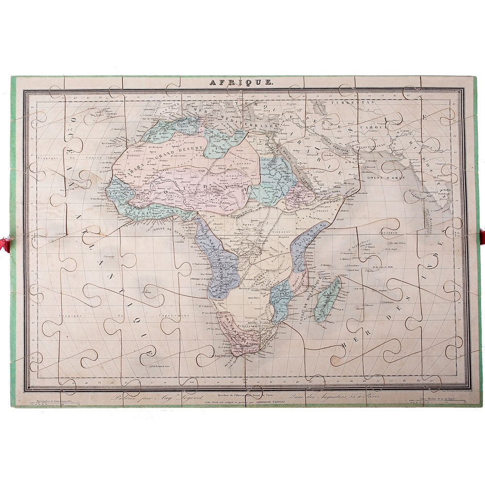 French jigsaw puzzle by Auguste Logerot full set 19th Century Fremin g - 4