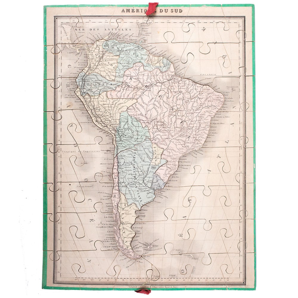 French jigsaw puzzle by Auguste Logerot full set 19th Century Fremin g - 5