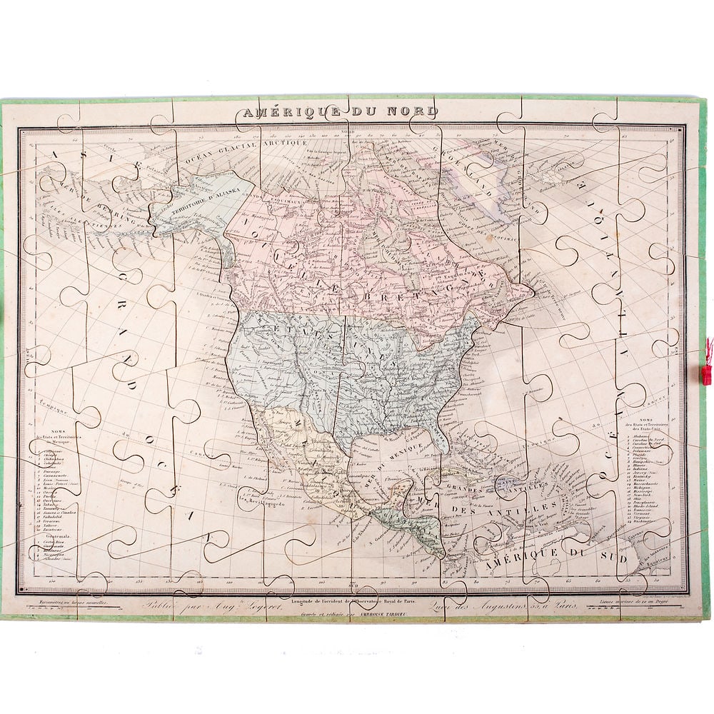 French jigsaw puzzle by Auguste Logerot full set 19th Century Fremin g - 8