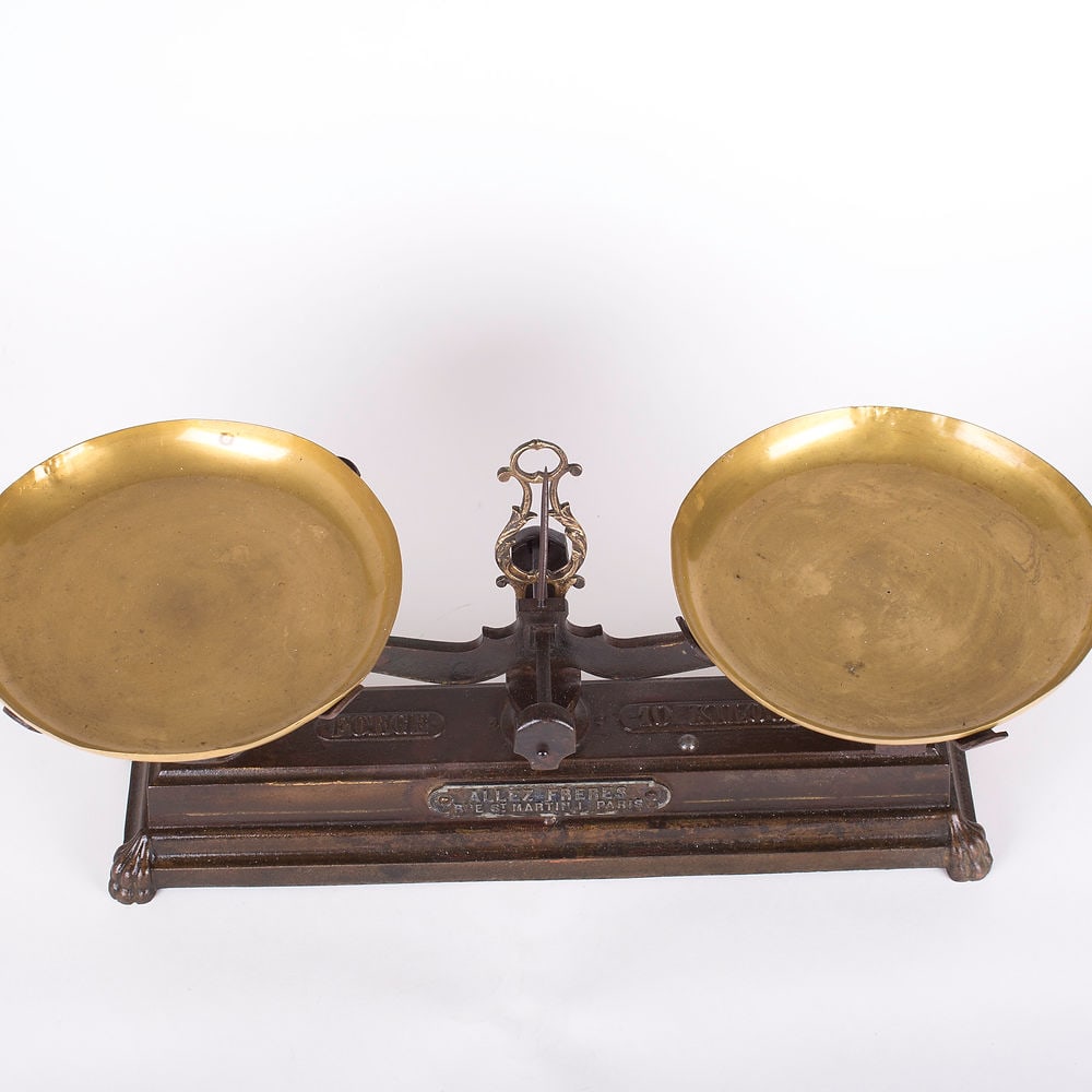 Allez Freres French scale 19th. Roberval balance - 2