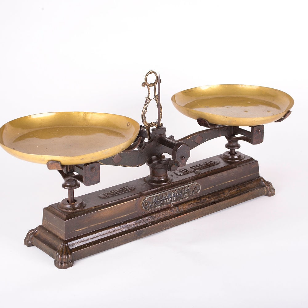 Allez Freres French scale 19th. Roberval balance - 3
