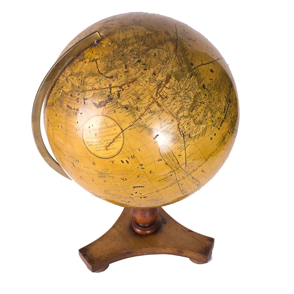 Smith & Son pair "12 of terrestrial and celestial globe 1860 - 9