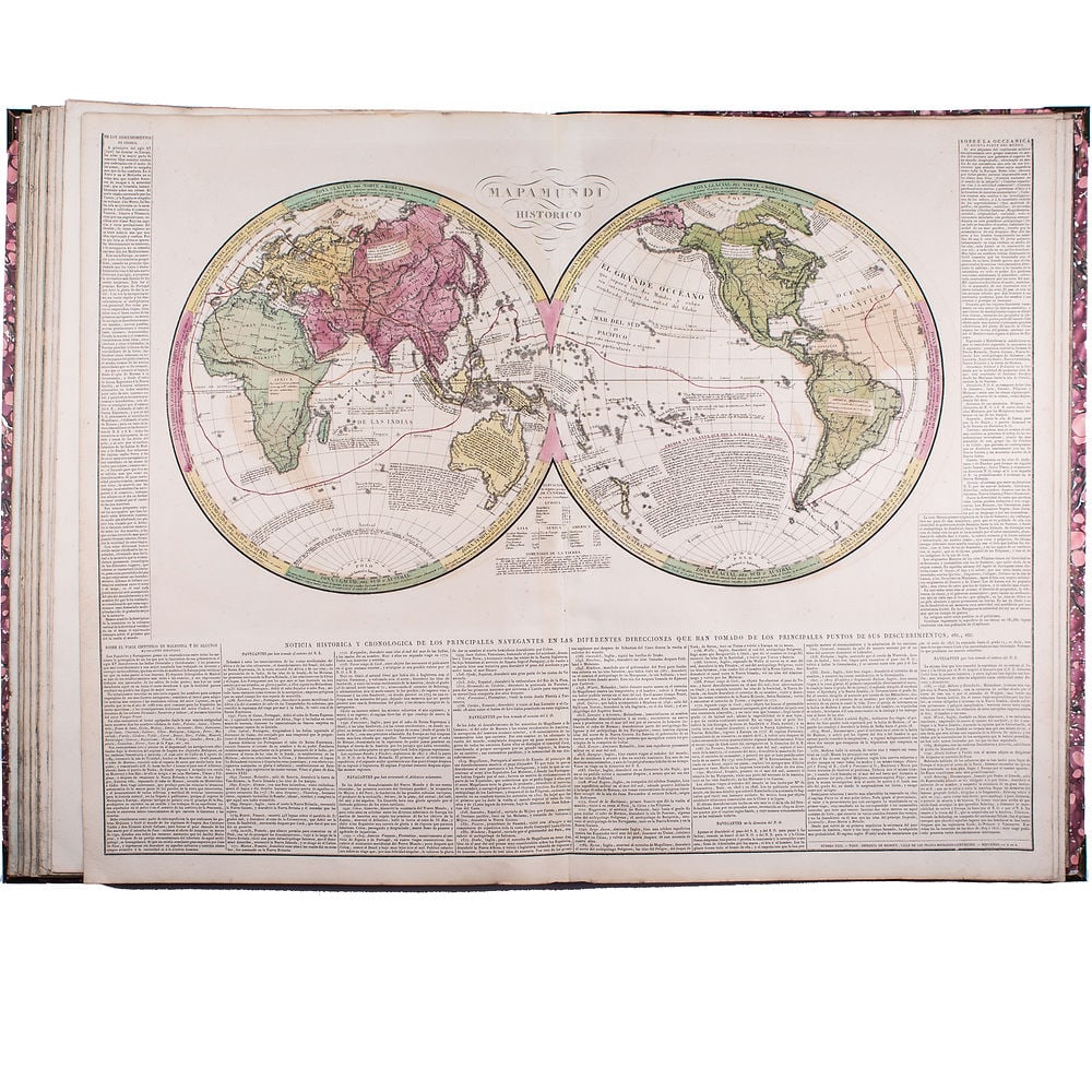 1826 A. le Sage Spanish edition Atlas Historique, Généalogique, Chronologique - 3