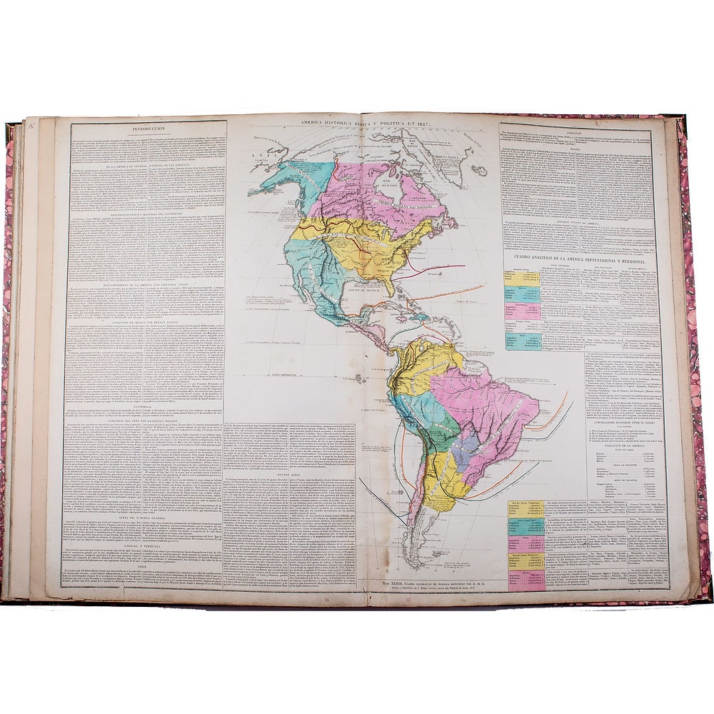 1826 A. le Sage Spanish edition Atlas Historique, Généalogique, Chronologique - 4