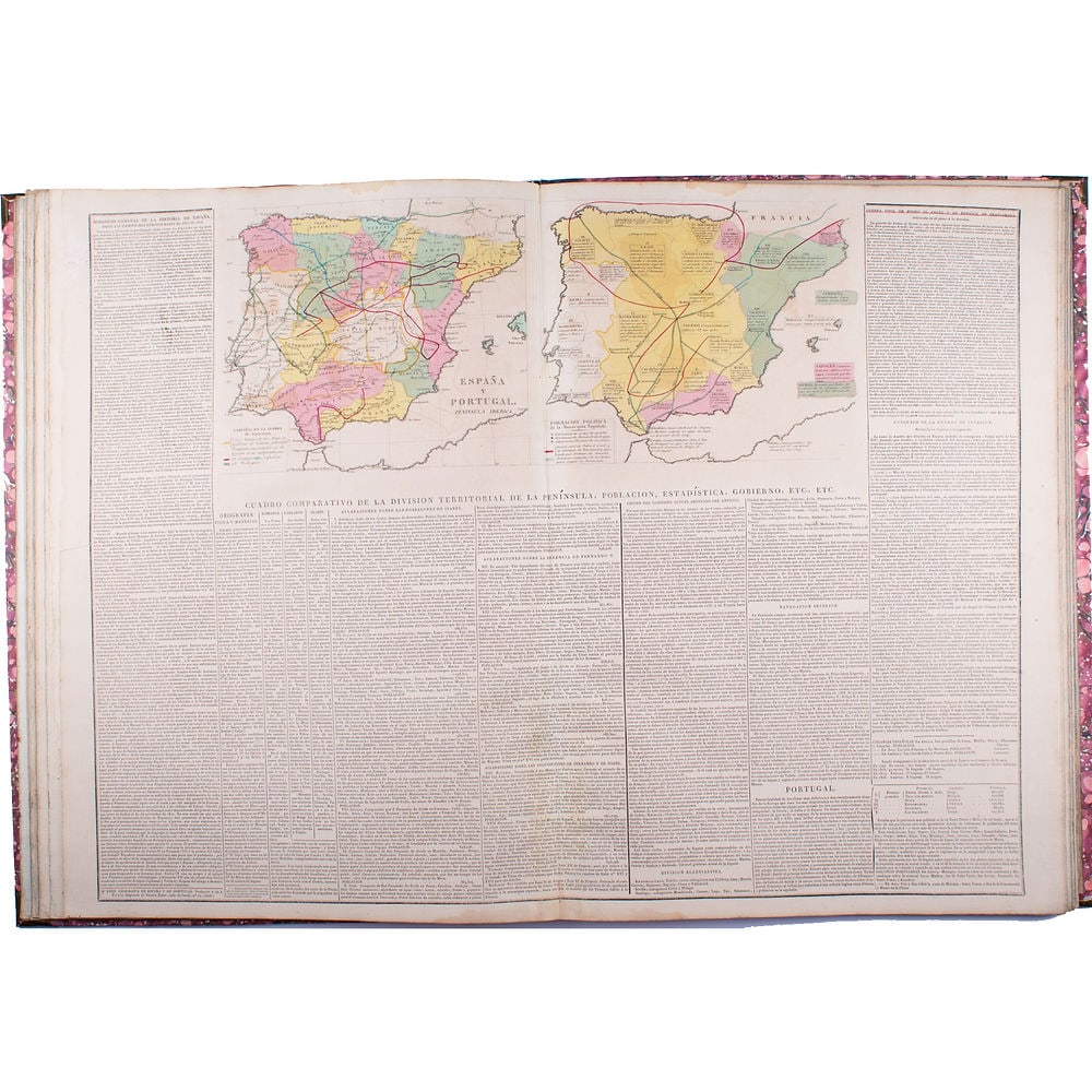 1826 A. le Sage Spanish edition Atlas Historique, Généalogique, Chronologique - 8